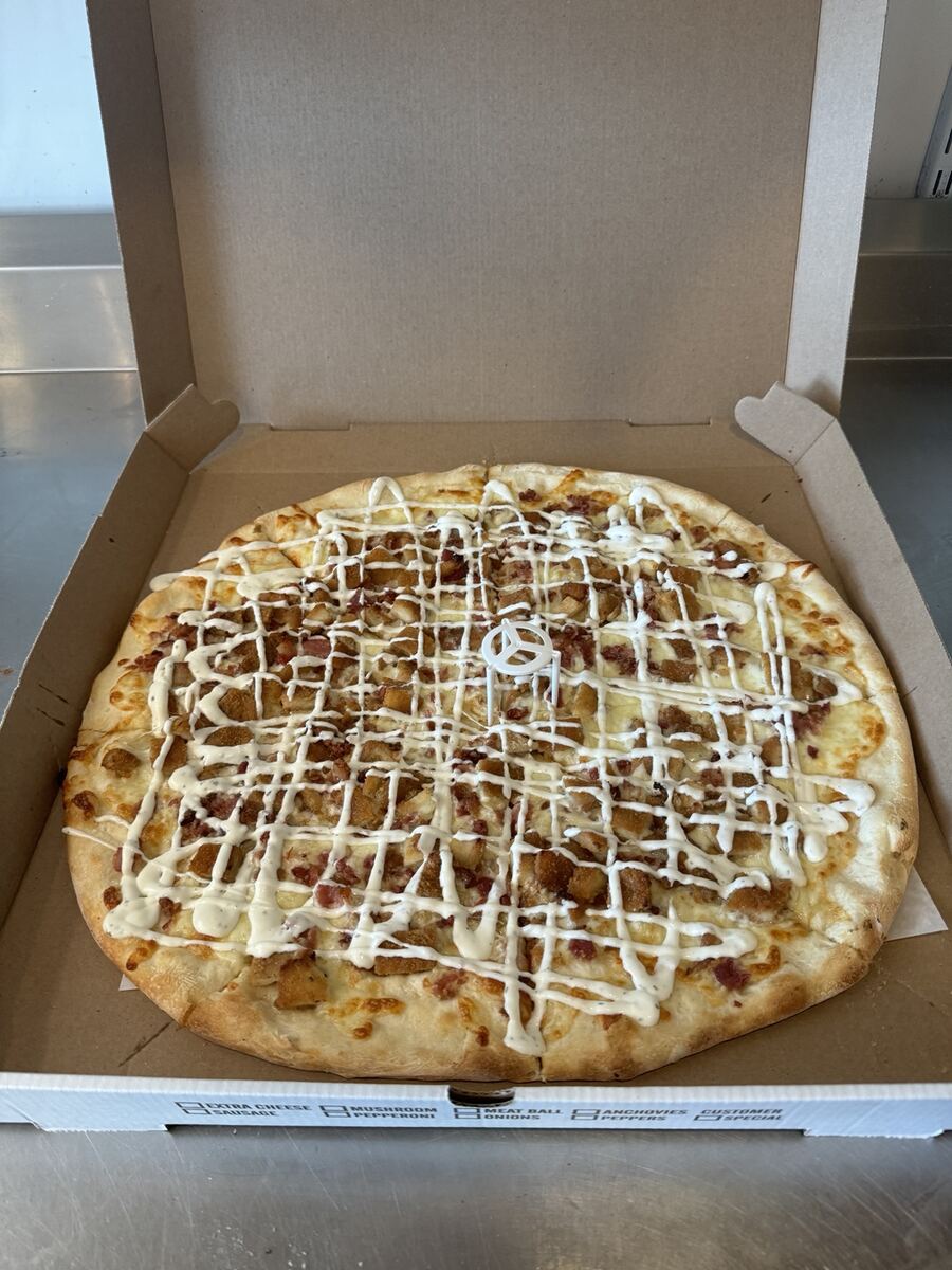 Cestra's specialty pizza